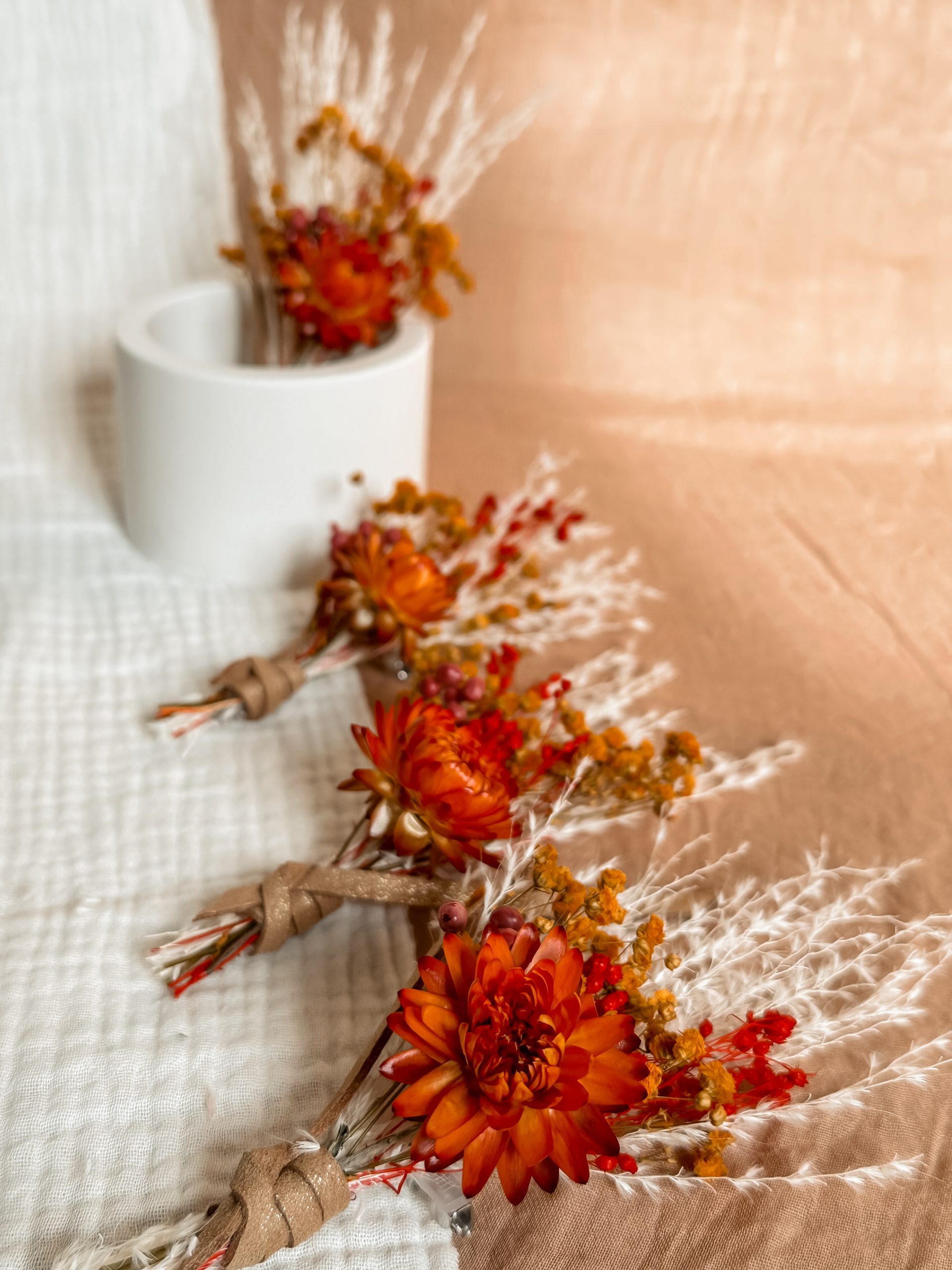 Boutonnières éphémères